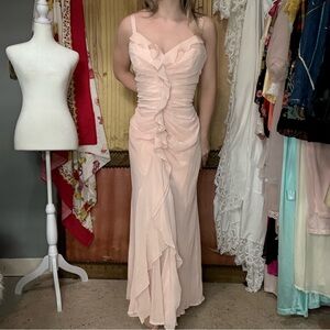 White by Vera Wang Blush Maxi Dress